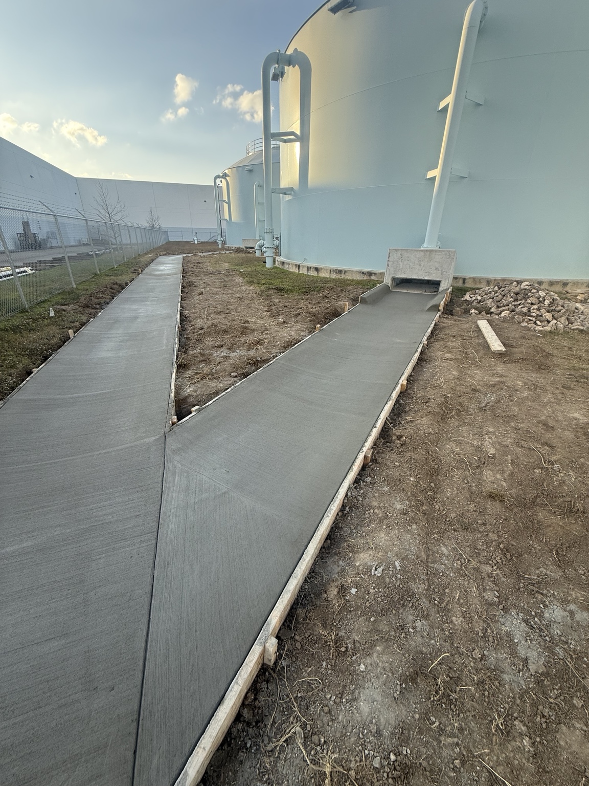 Commercial concrete project