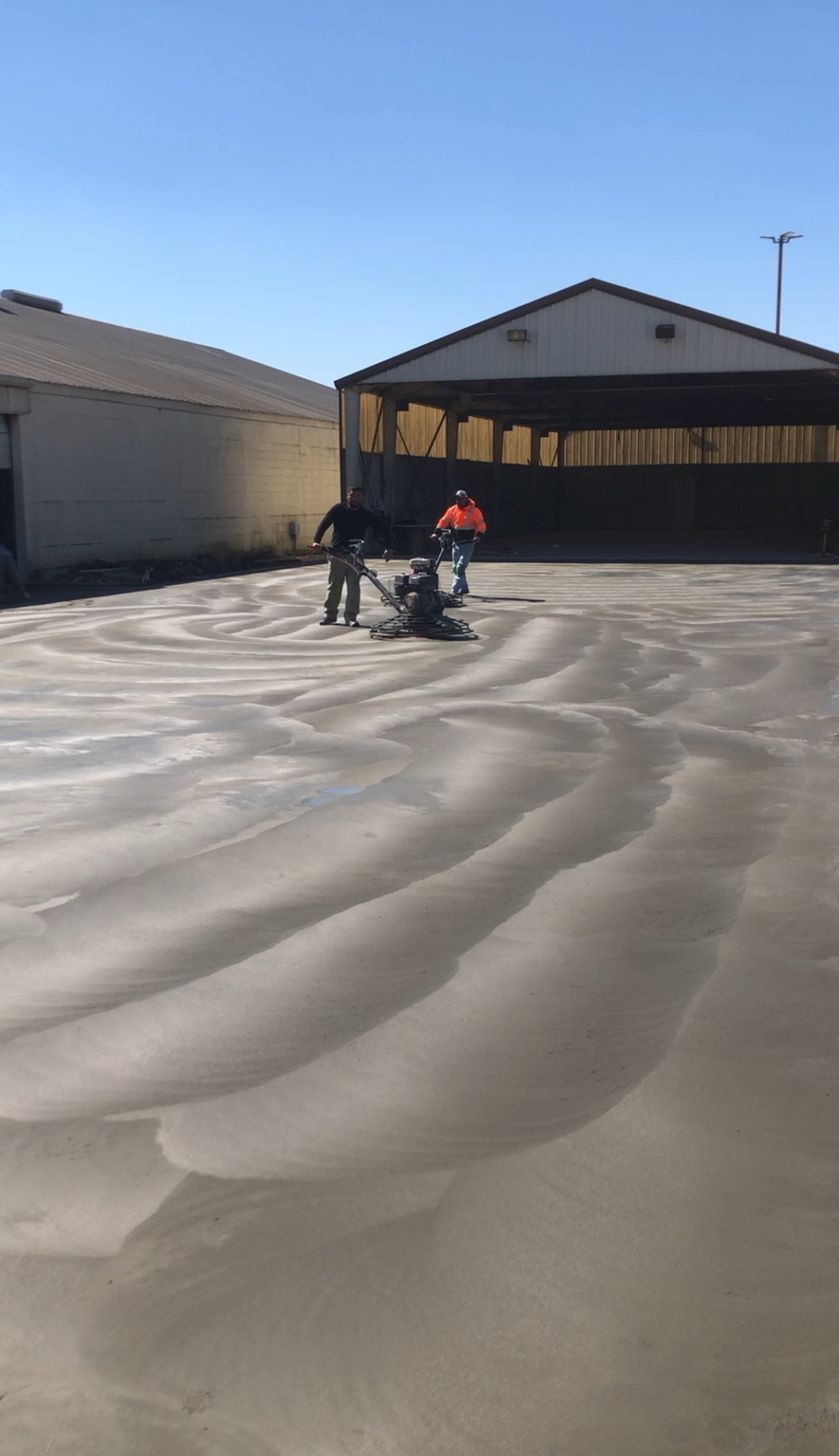 Commercial concrete project