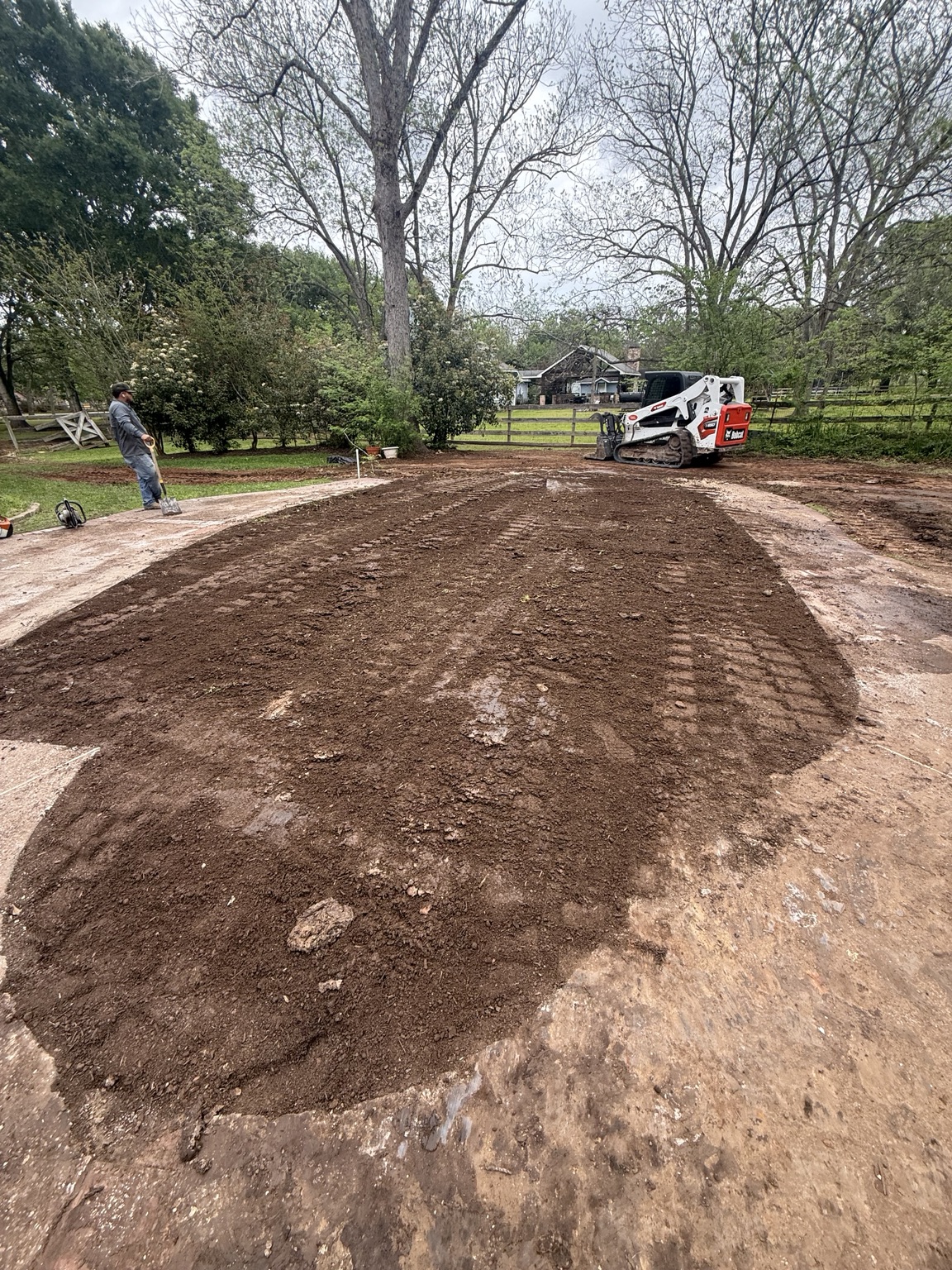 Dirt work and site prep project