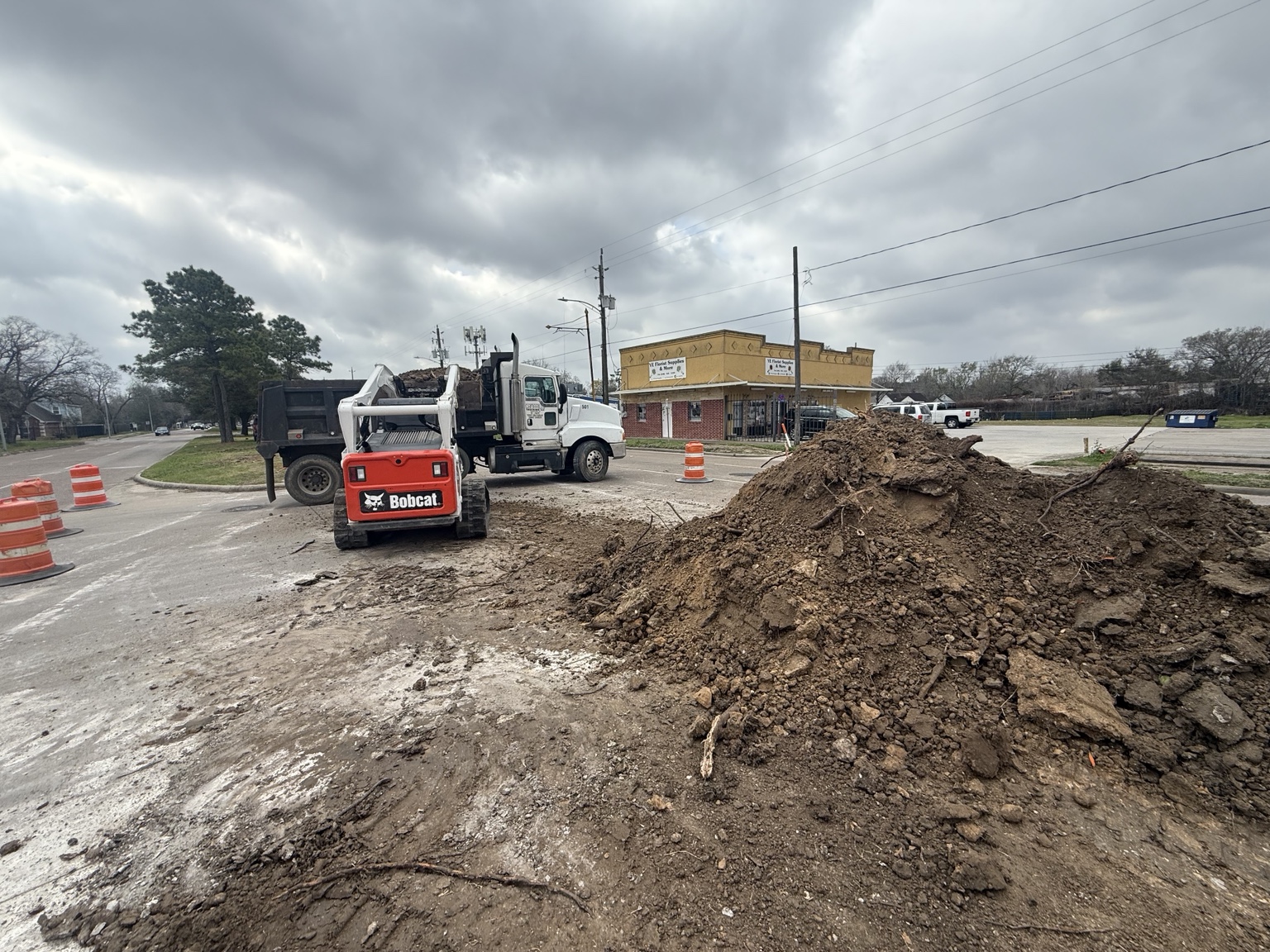 Dirt work and site prep project