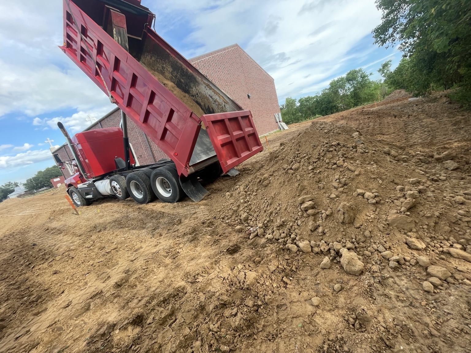 Dirt work and site prep project