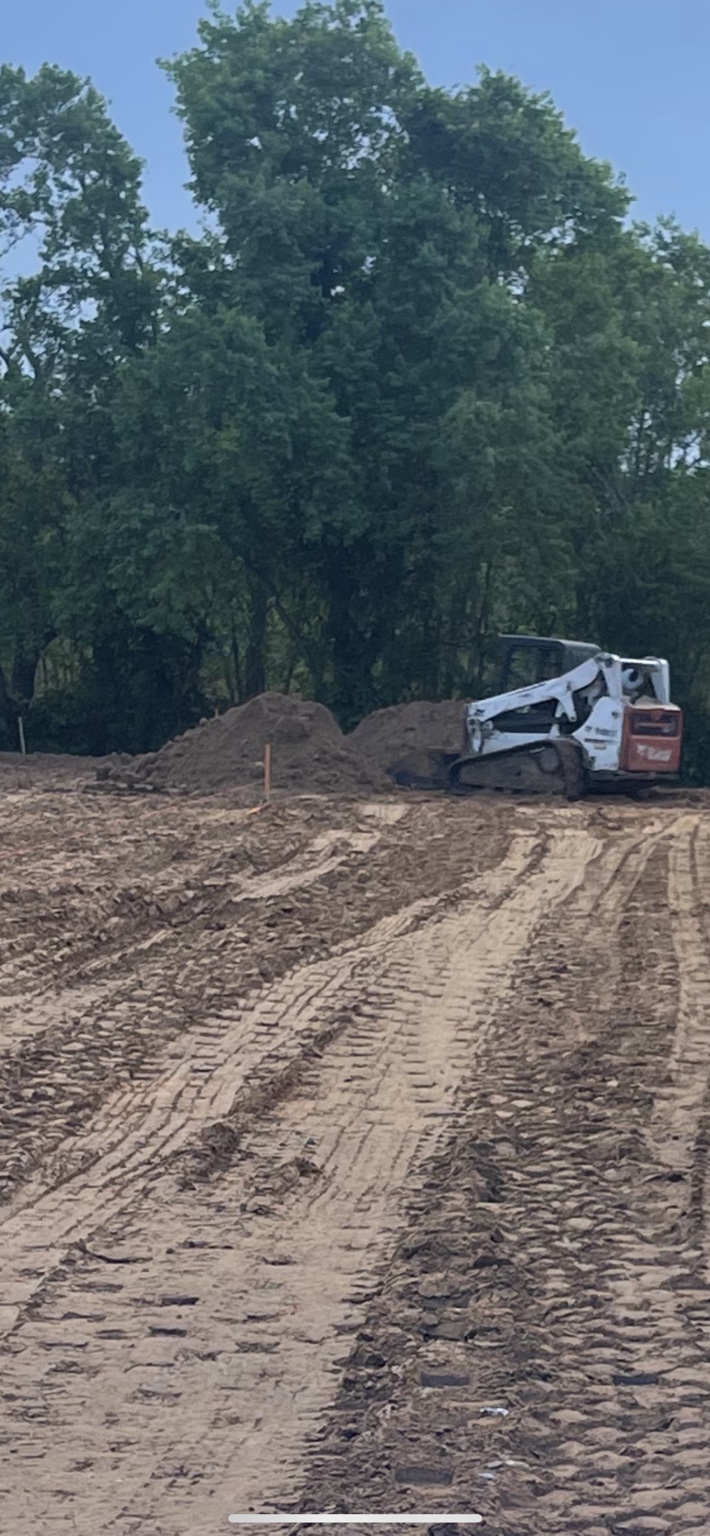 Dirt work and site prep project
