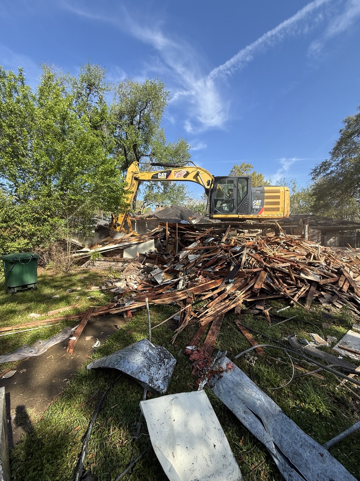 Residential demolition project