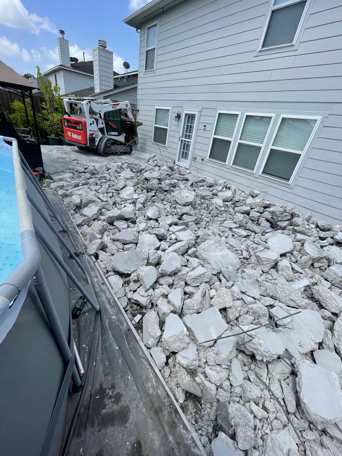 Residential demolition project