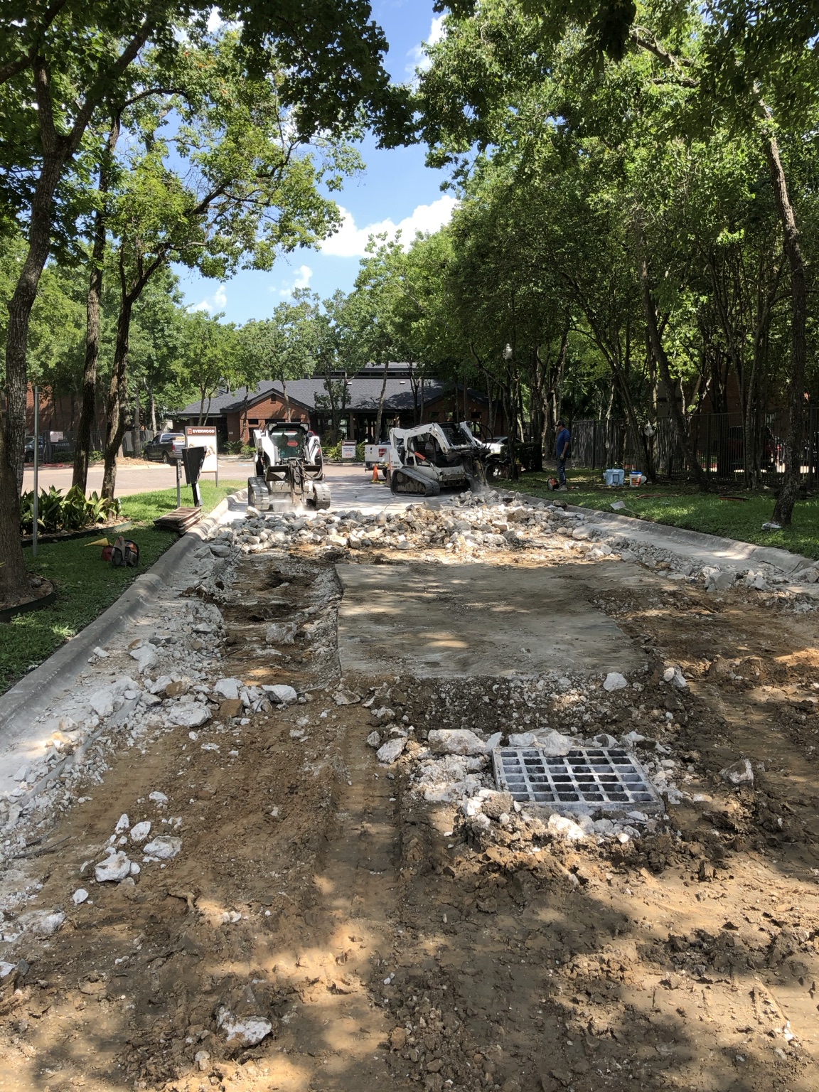 Residential demolition project
