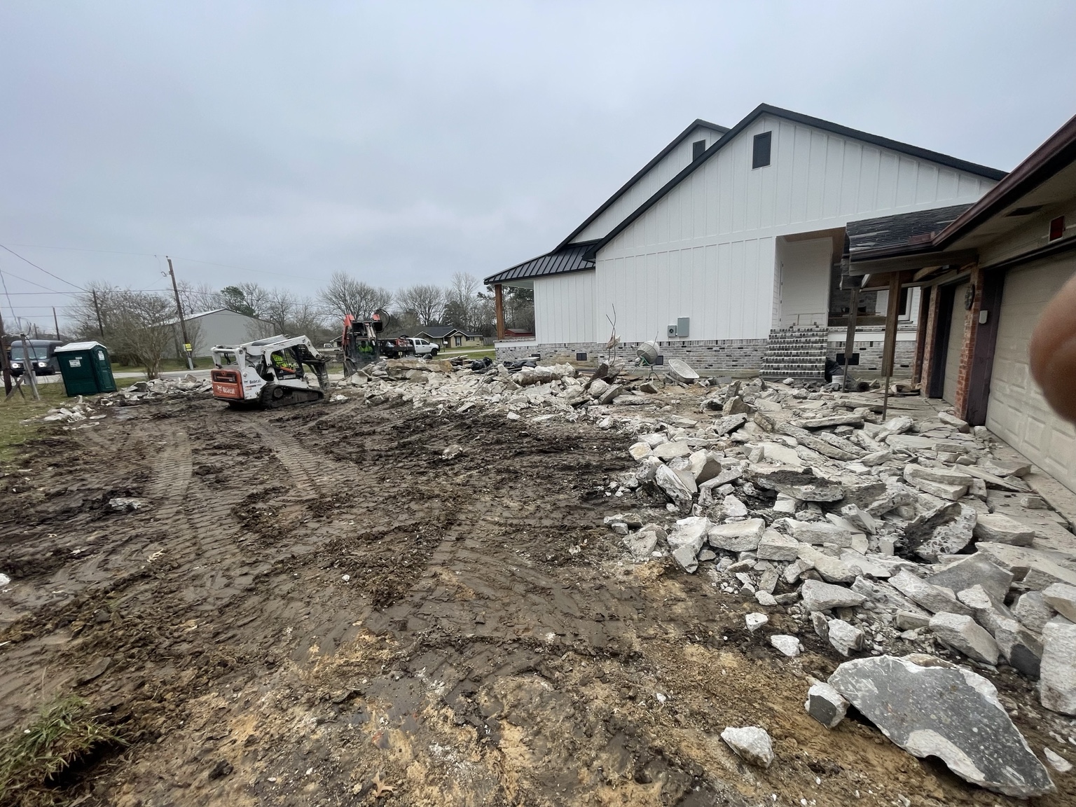 Residential demolition project